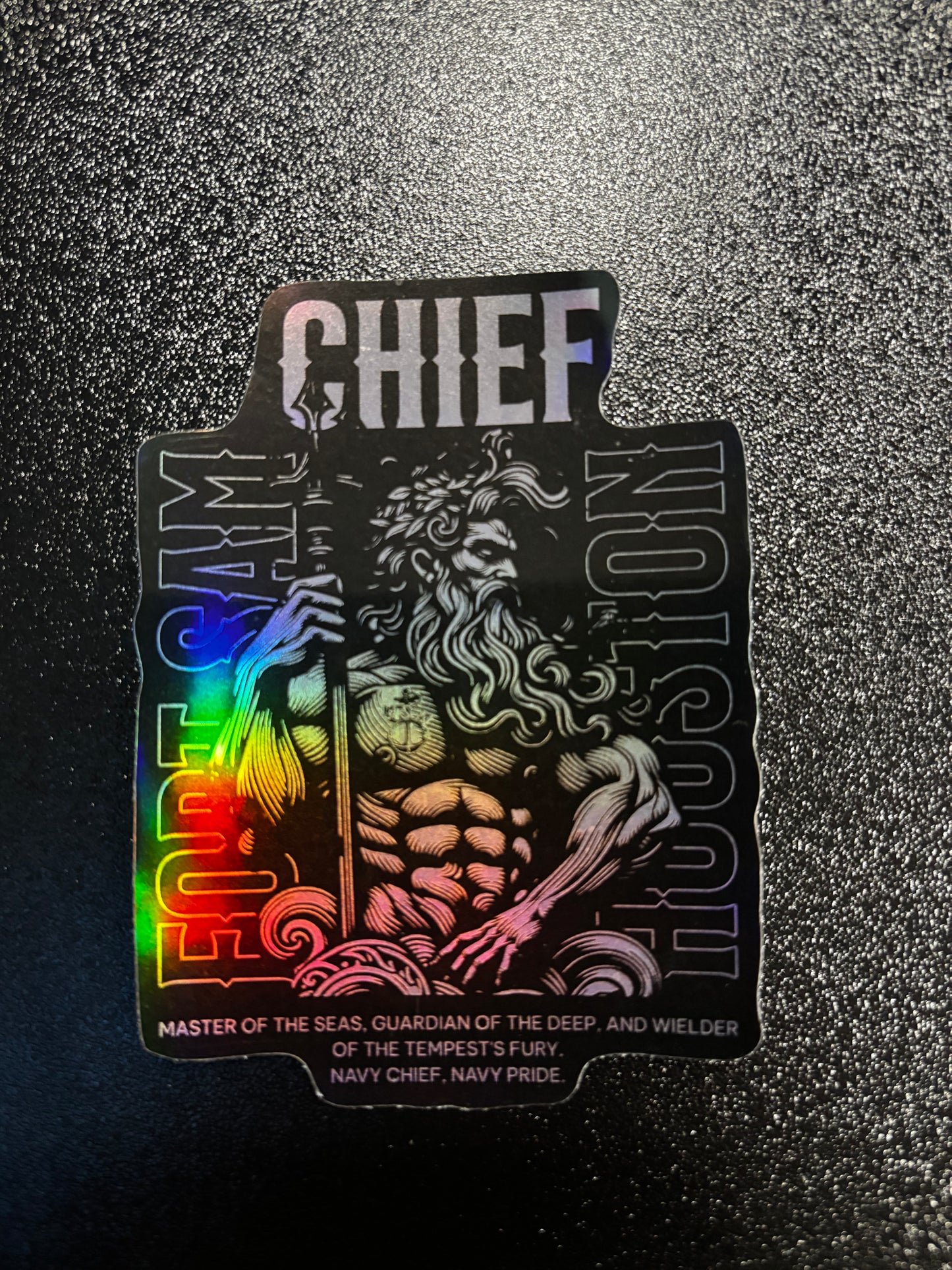 US Navy Fort Sam Houston Chief Decal