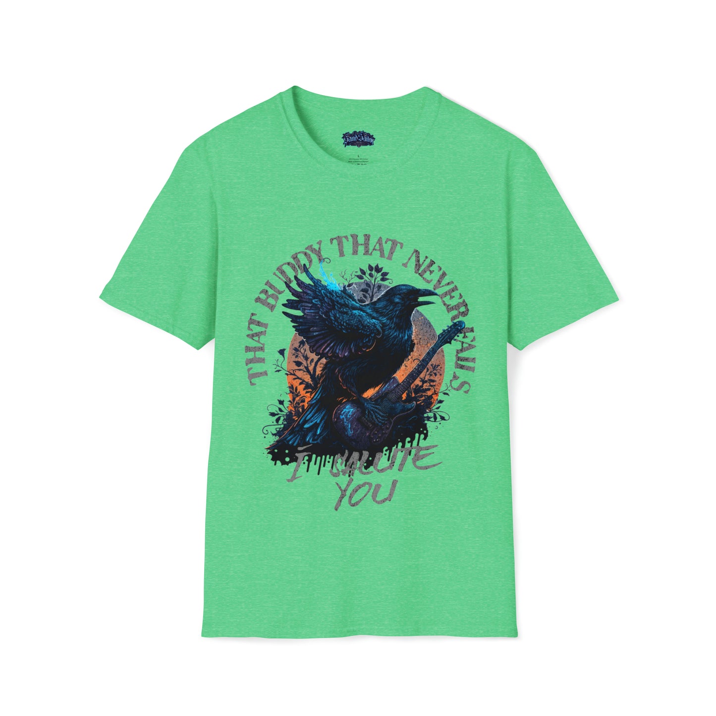 Blue Falcon I salute you Unisex Softstyle T-Shirt