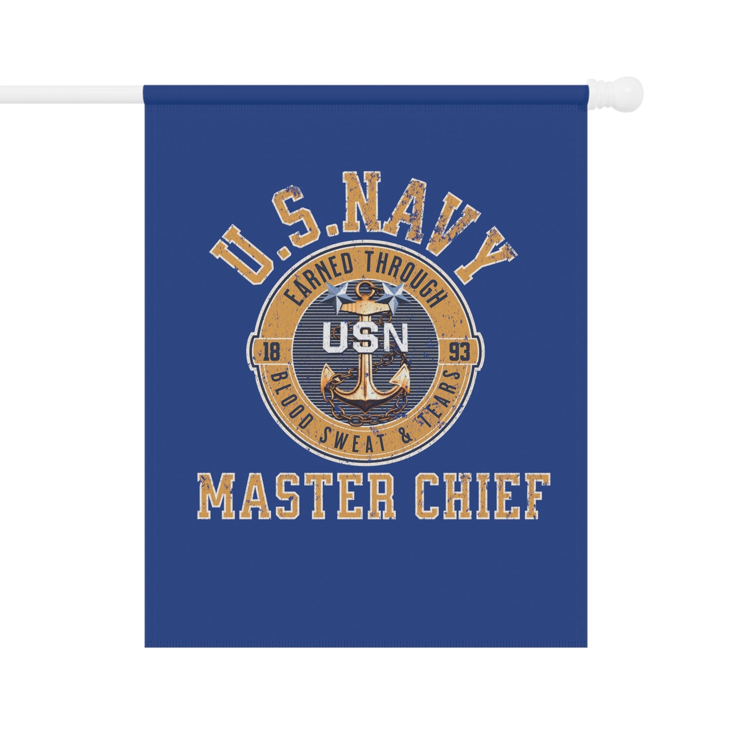 US Navy Master Chief Garden & House Banner