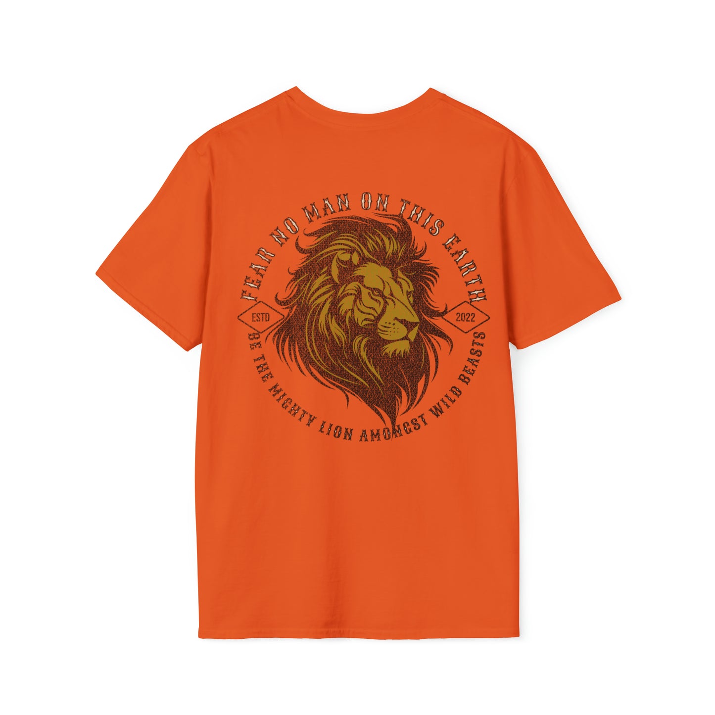Fear no man Unisex Softstyle T-Shirt