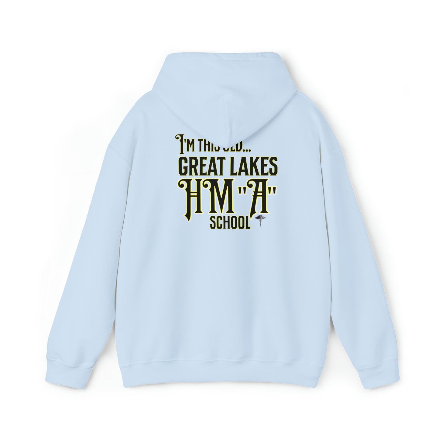 Old School HM "A" Great Lakes Unisex Heavy Blend™ Hooded Sweatshirt