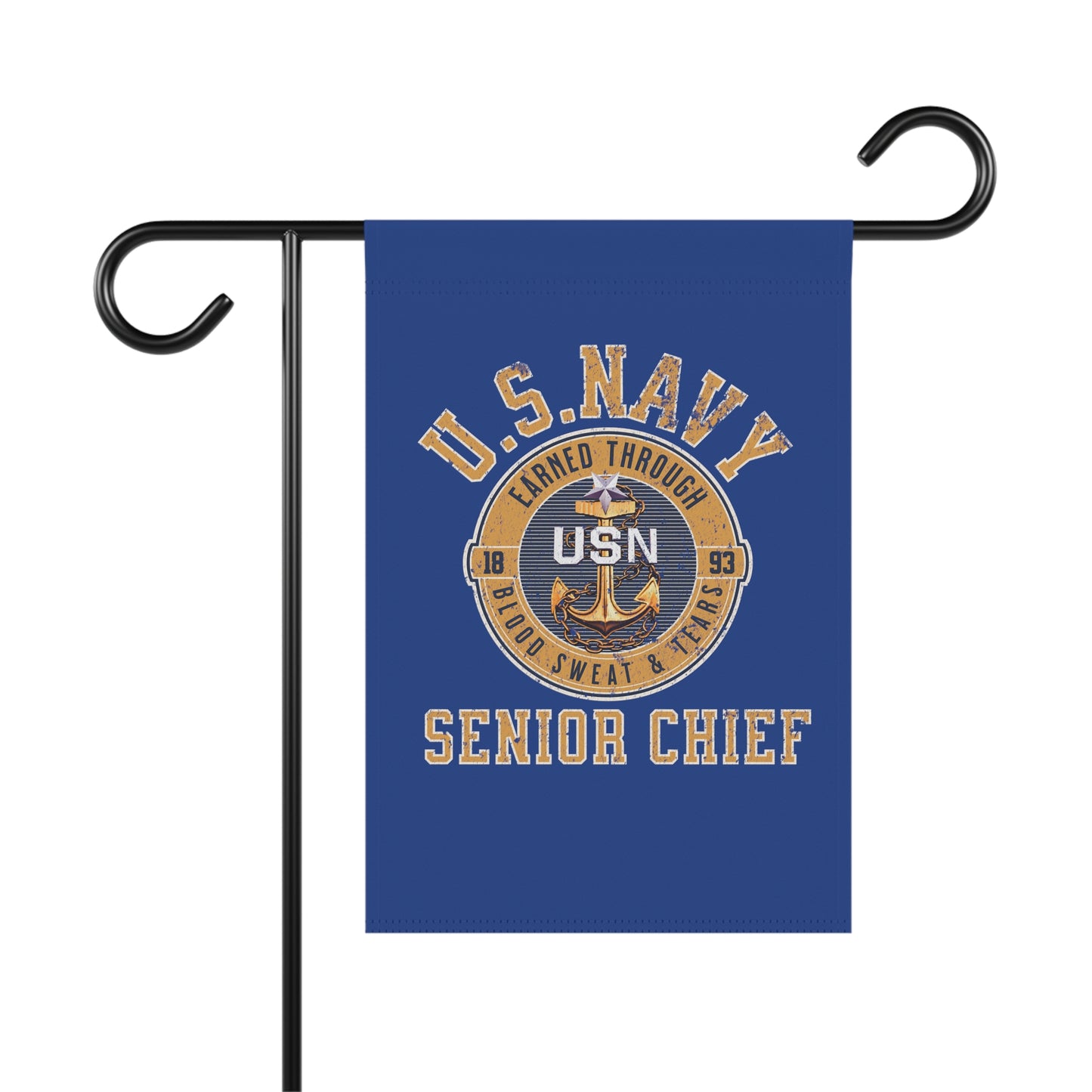 US Navy Senior Chief Garden & House Banner