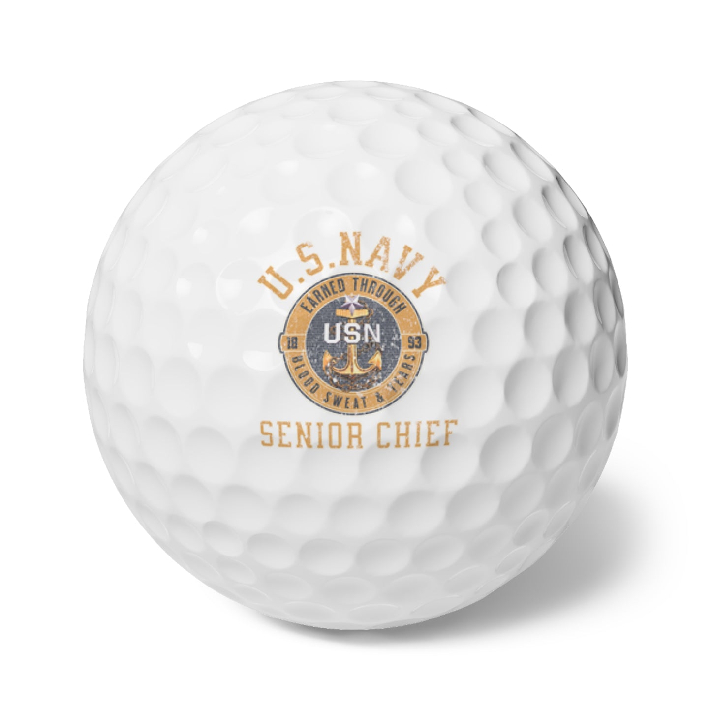 Senior Chief Golf Balls, 6pcs