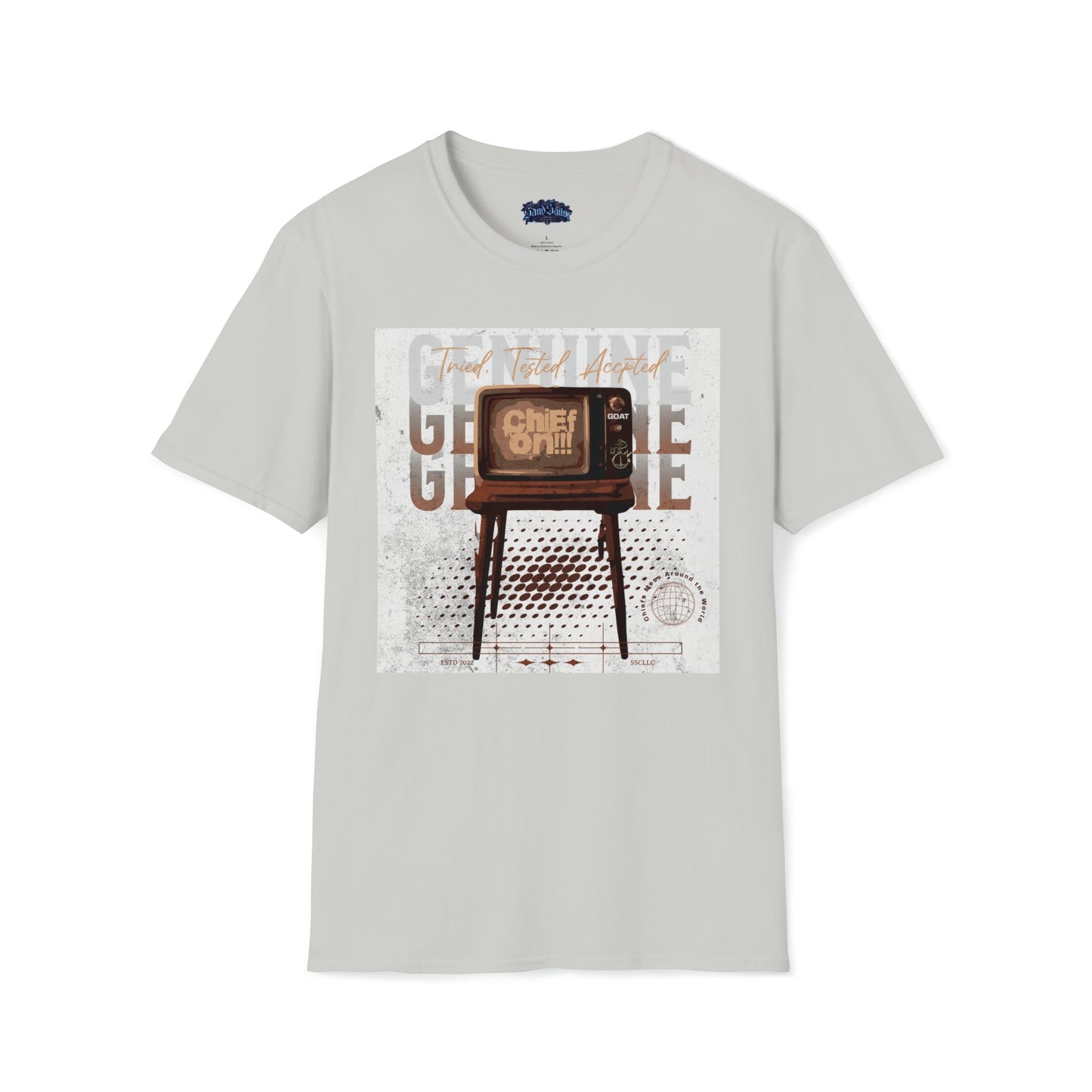 TV News Genuine Unisex Softstyle T-Shirt