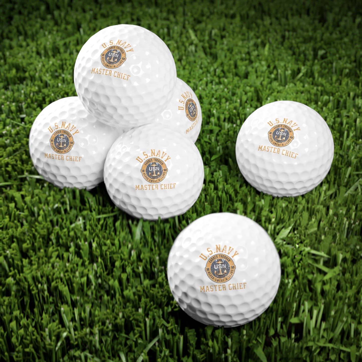Master Chief Golf Balls, 6pcs