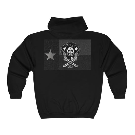 Texas Chief Unisex Heavy Blend™ Full Zip Hooded Sweatshirt