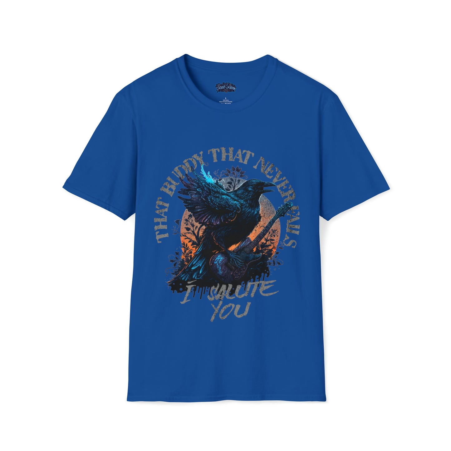 Blue Falcon I salute you Unisex Softstyle T-Shirt