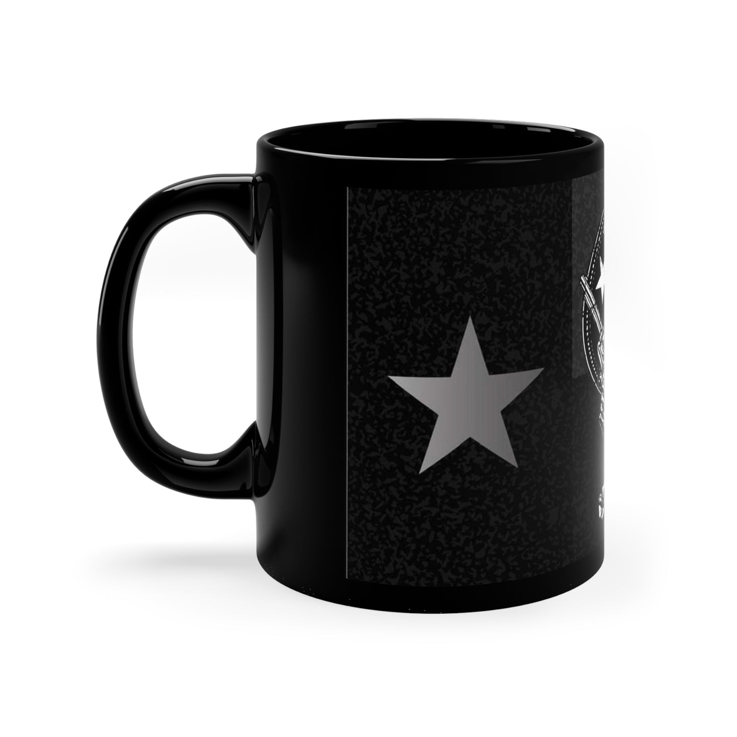 Texas Chief 11oz Black Mug