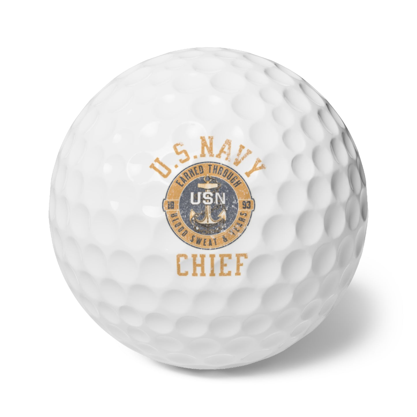 Chief Golf Balls, 6pcs