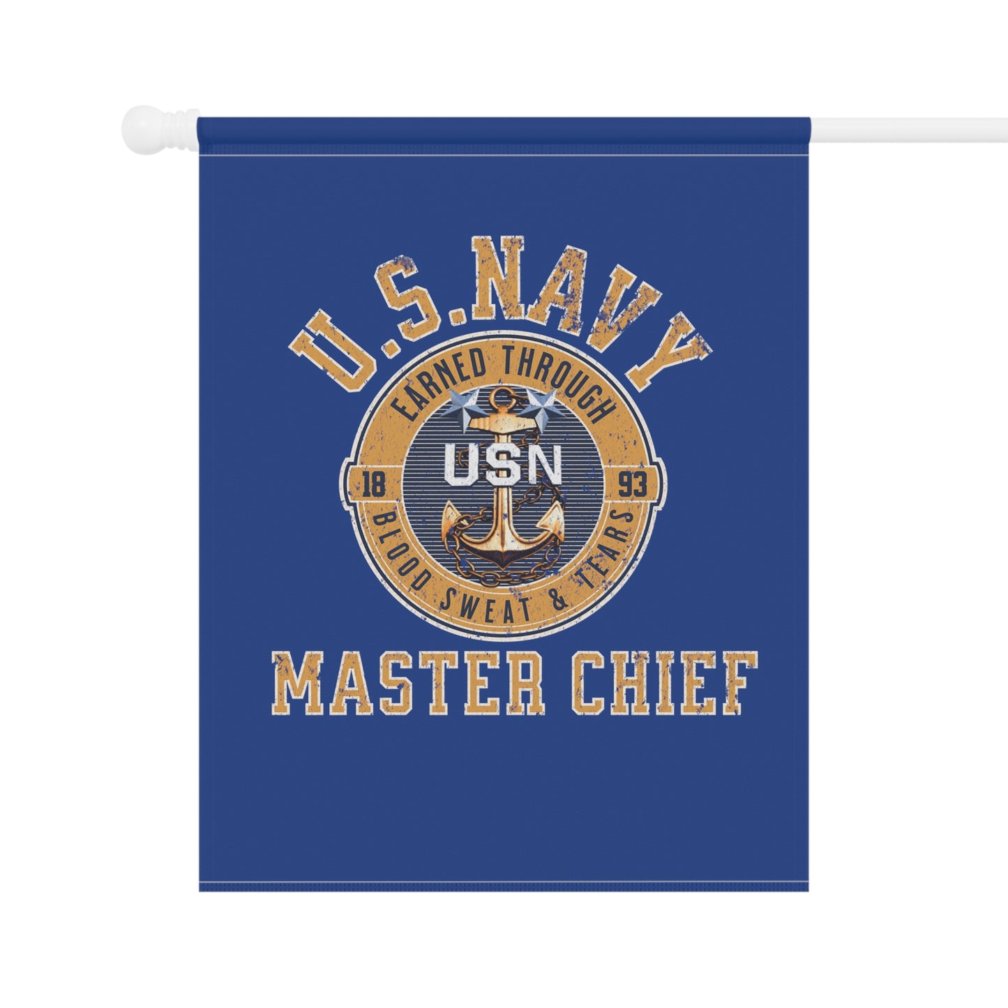 US Navy Master Chief Garden & House Banner