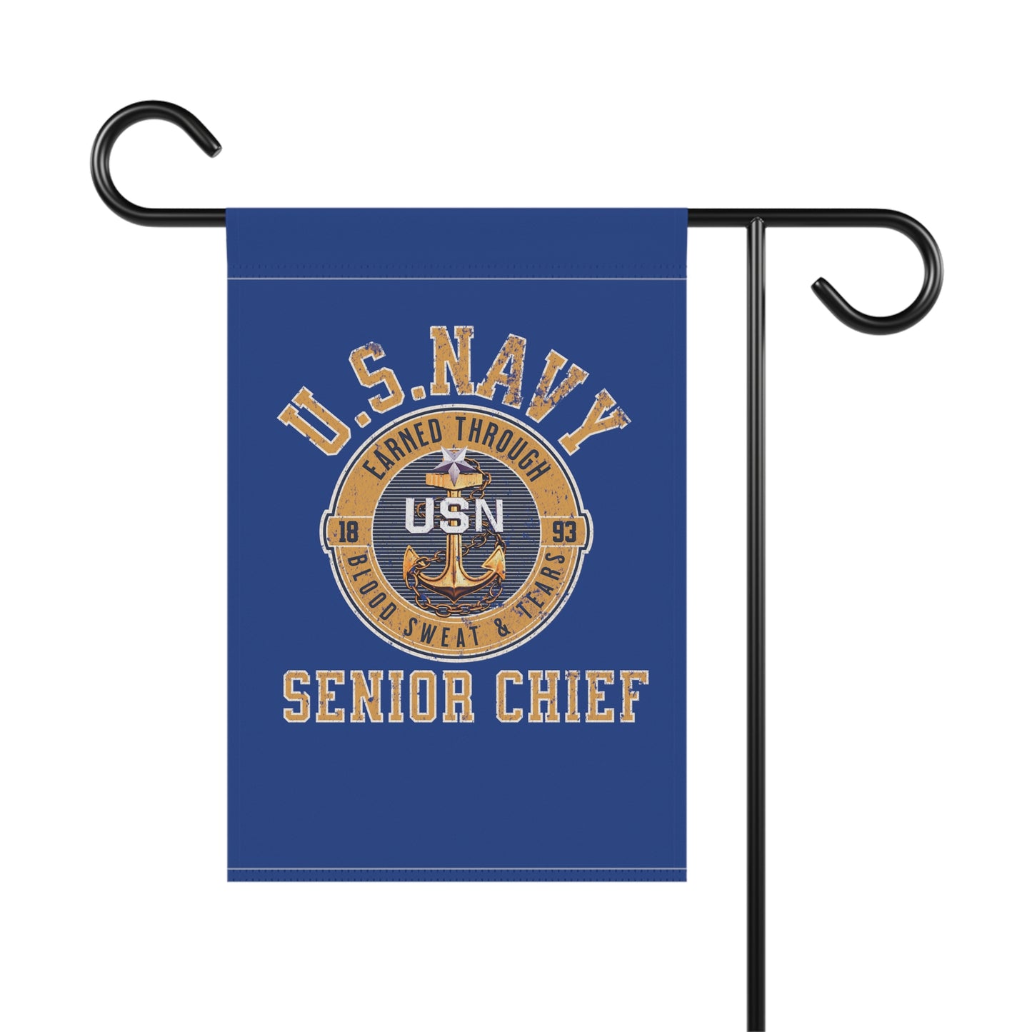 US Navy Senior Chief Garden & House Banner