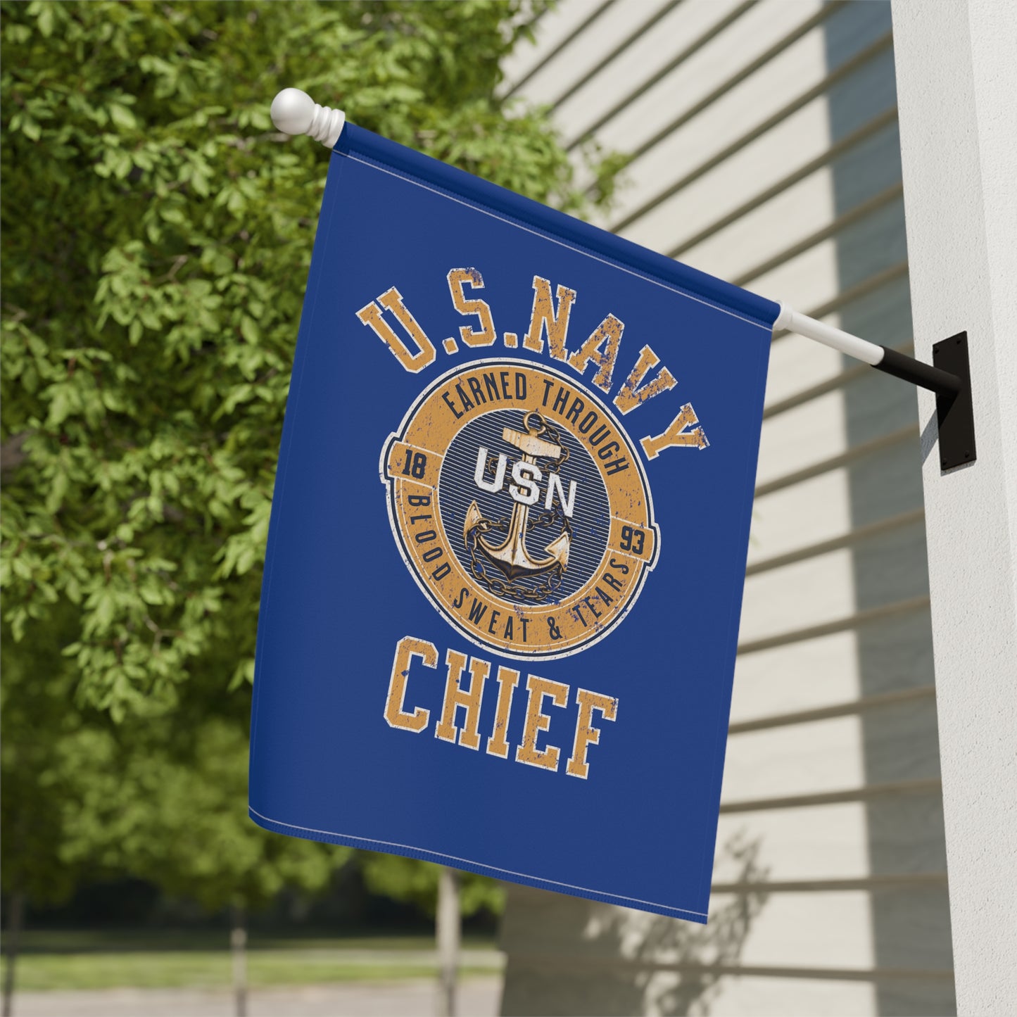 US Navy Chief Garden & House Banner