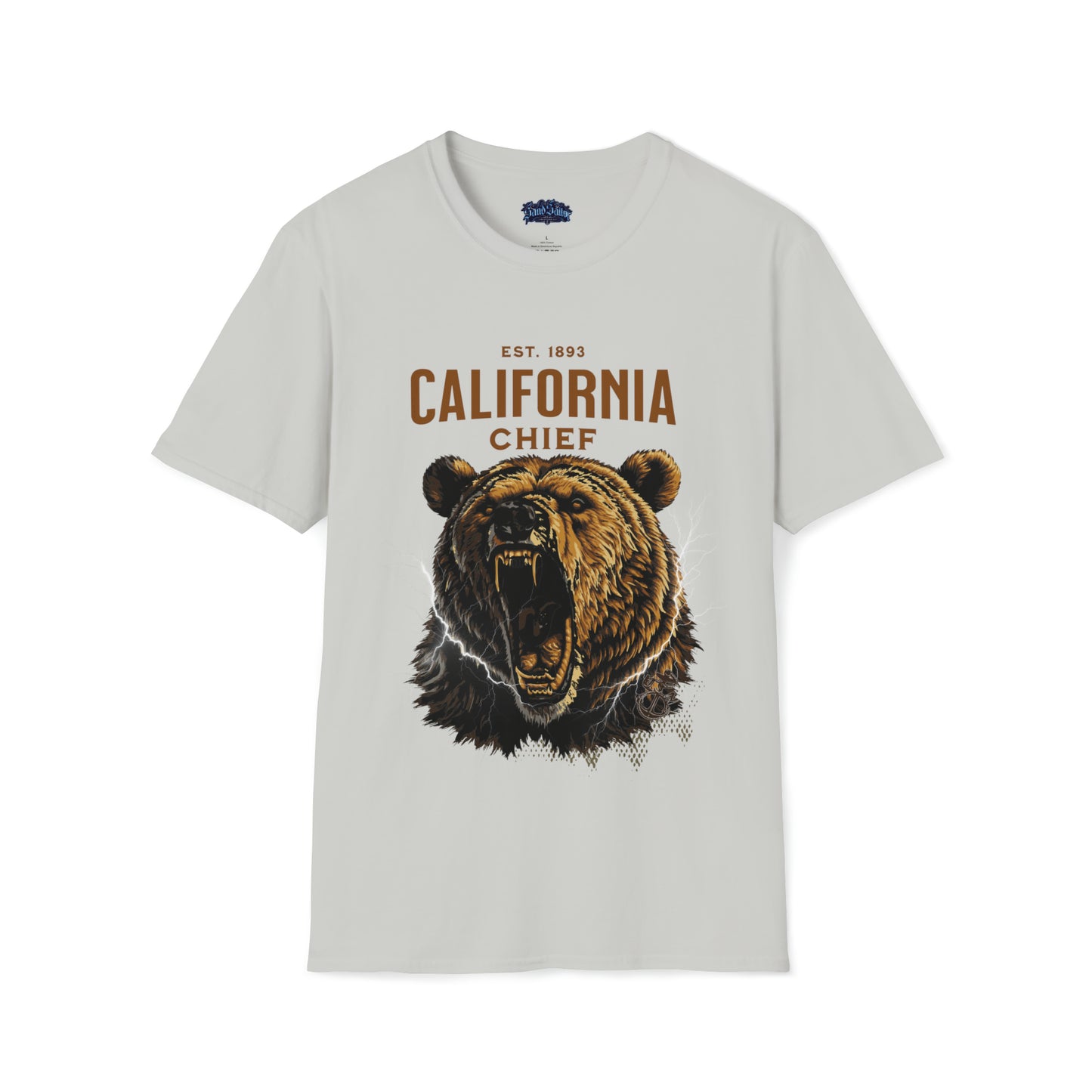 Cali Bear Chief Genuine Unisex Softstyle T-Shirt