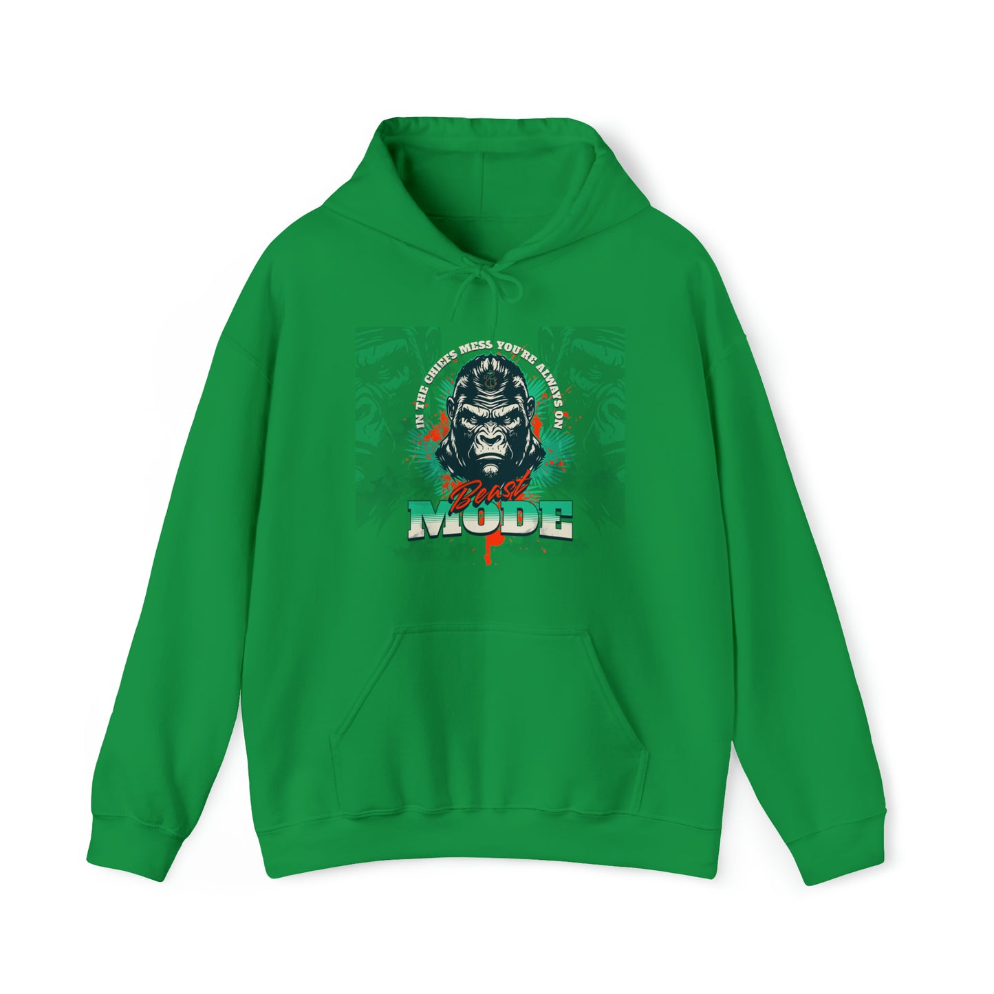 Beast Mode Chiefs Mess Unisex Heavy Blend™ Hooded Sweatshirt