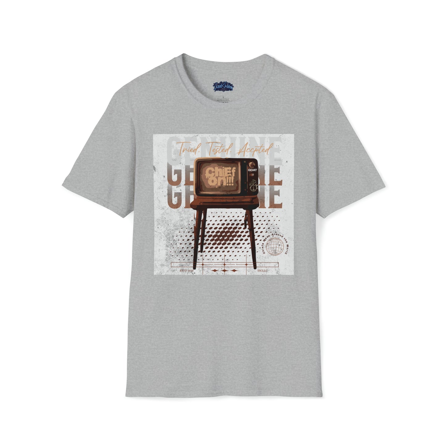 TV News Genuine Unisex Softstyle T-Shirt