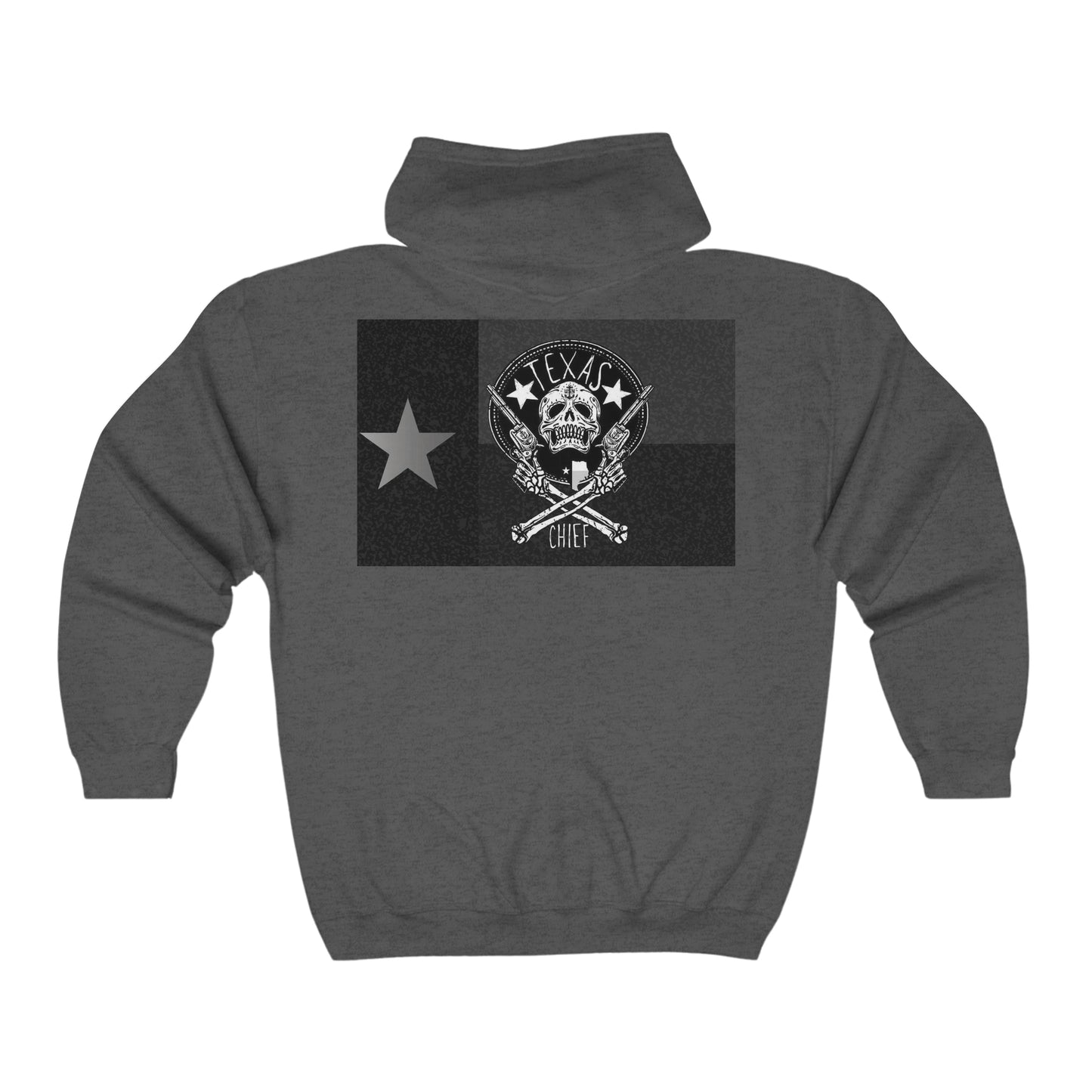 Texas Chief Unisex Heavy Blend™ Full Zip Hooded Sweatshirt