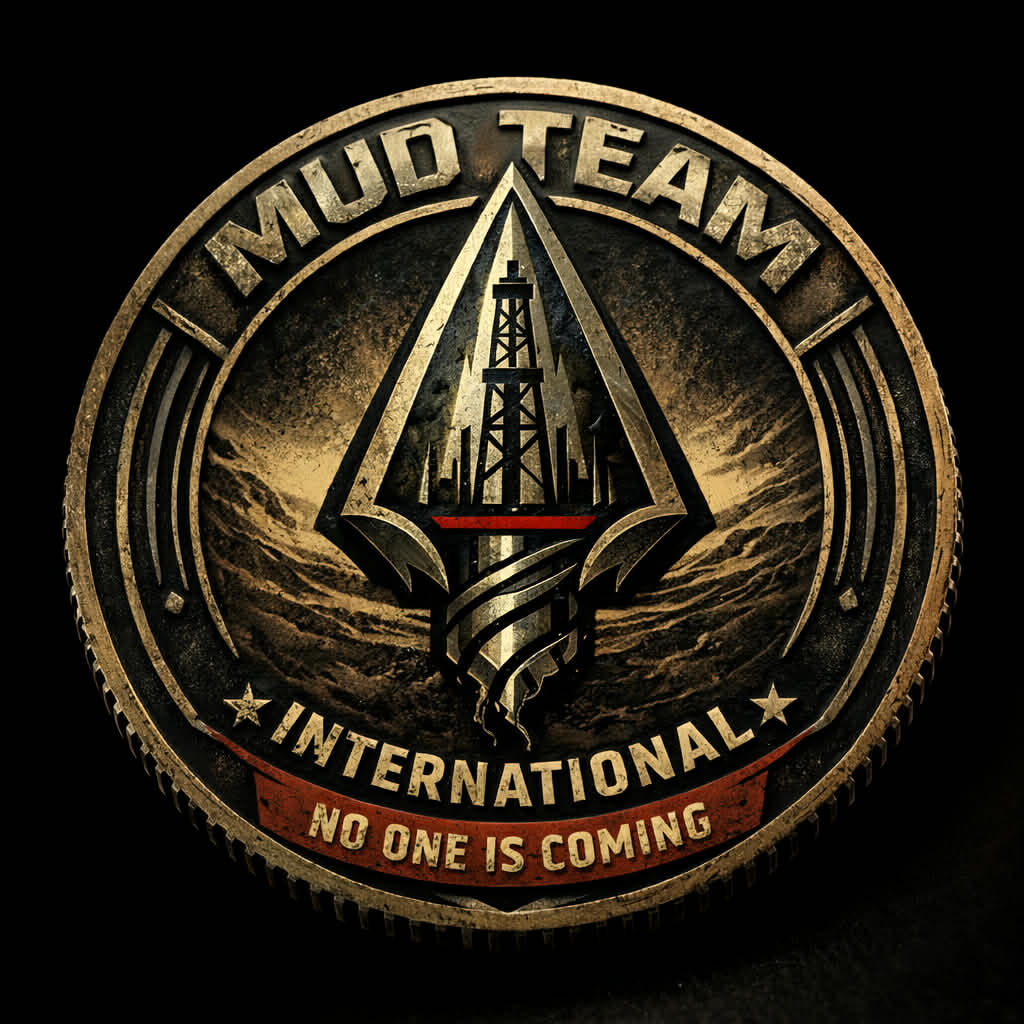 Mud Engineering Team Custom Coin