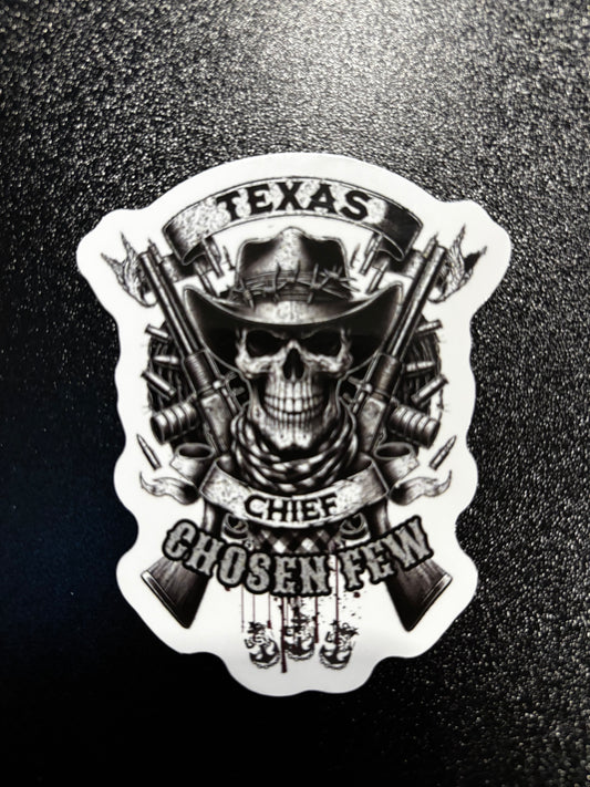 US Navy Texas Chief "Chosen Few" Decal