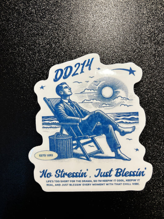 US Navy Chief DD214 Decal