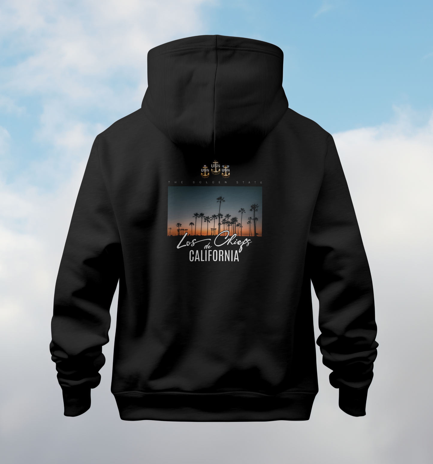 Los Jefes de California US Navy Chief Hoodie