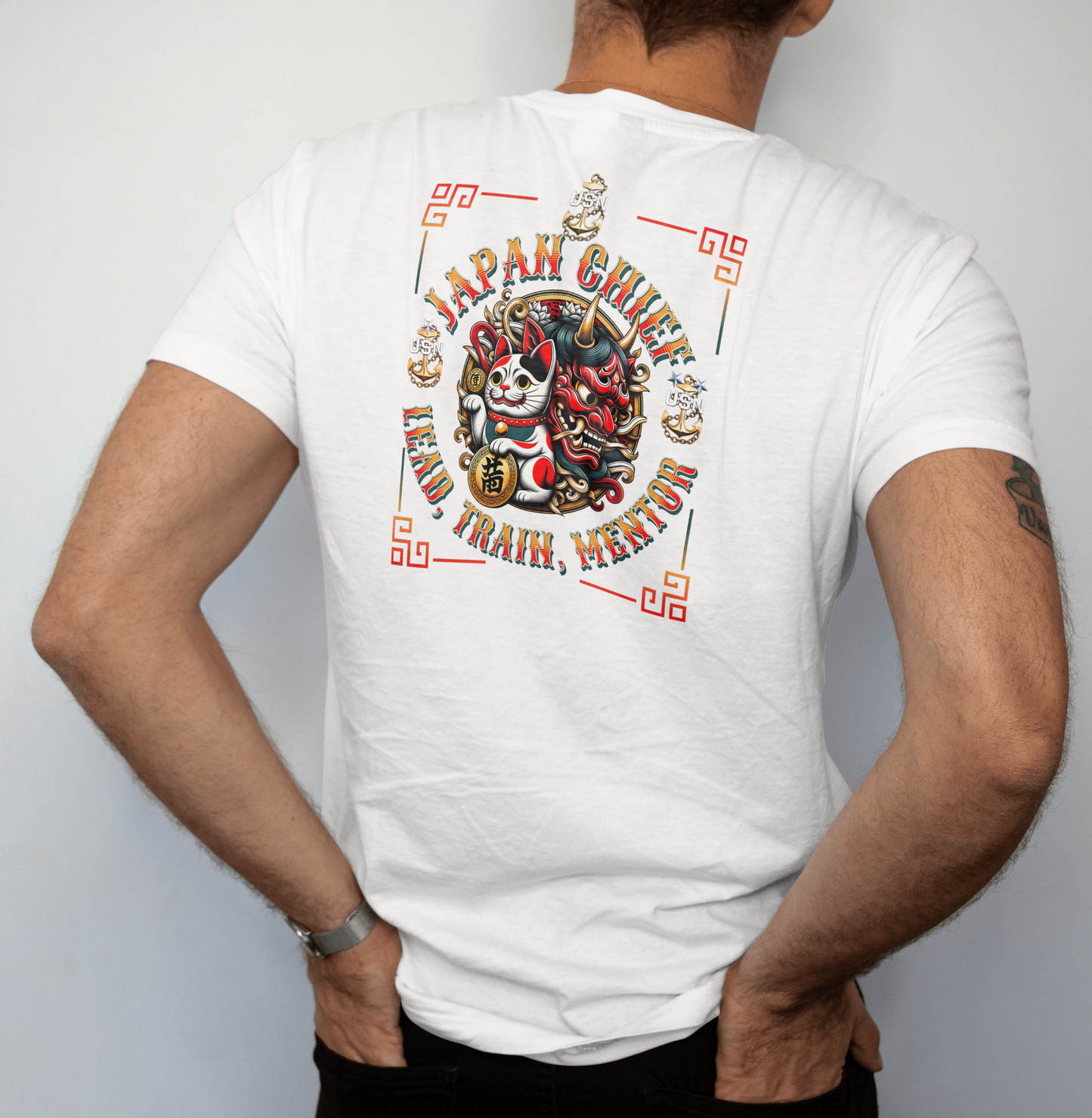 Japans Maneki US Navy Chief T-shirt