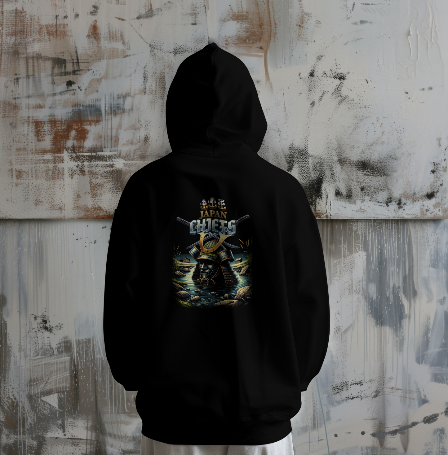 Japan Samurai US Navy Chief Hoodie