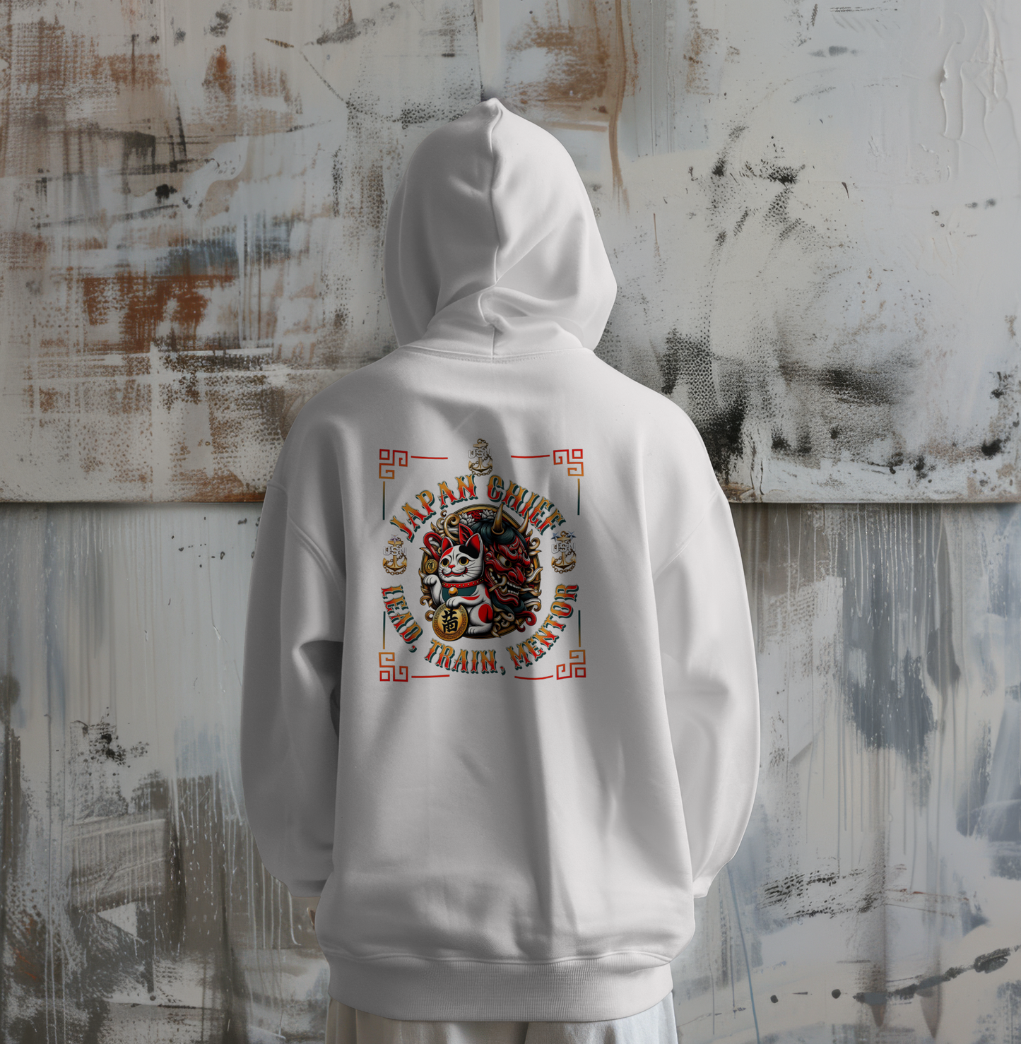 Japan Maneki US Navy Chief Hoodie