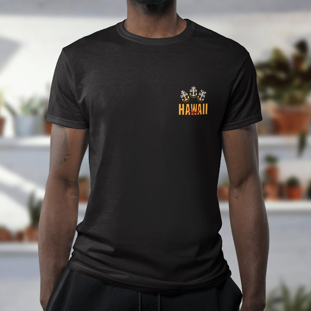 Aloha Hawaii  US Navy Chief T-shirt