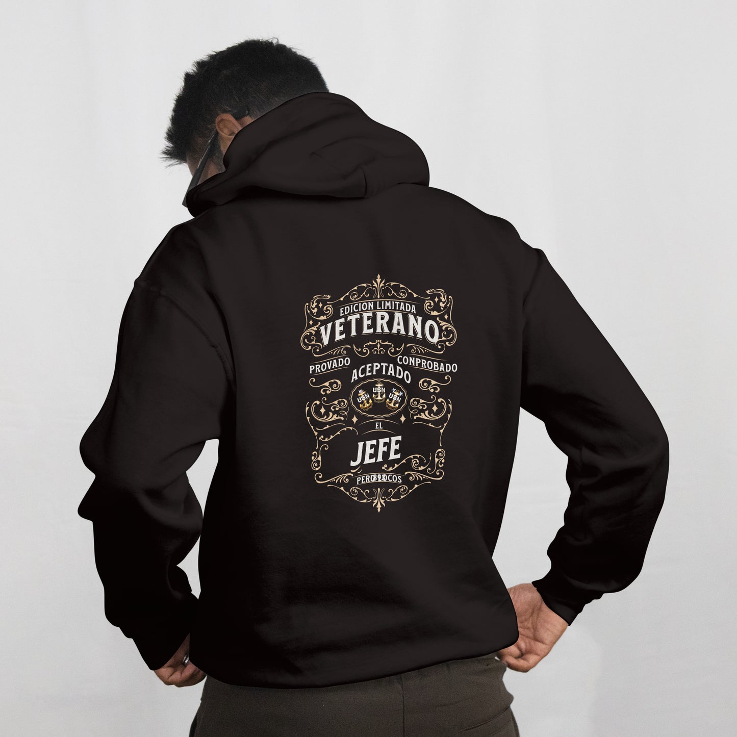 El Jefe Veterano Hoodie