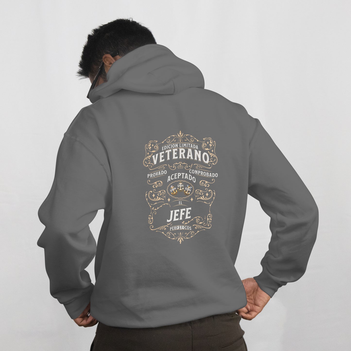 El Jefe Veterano Hoodie