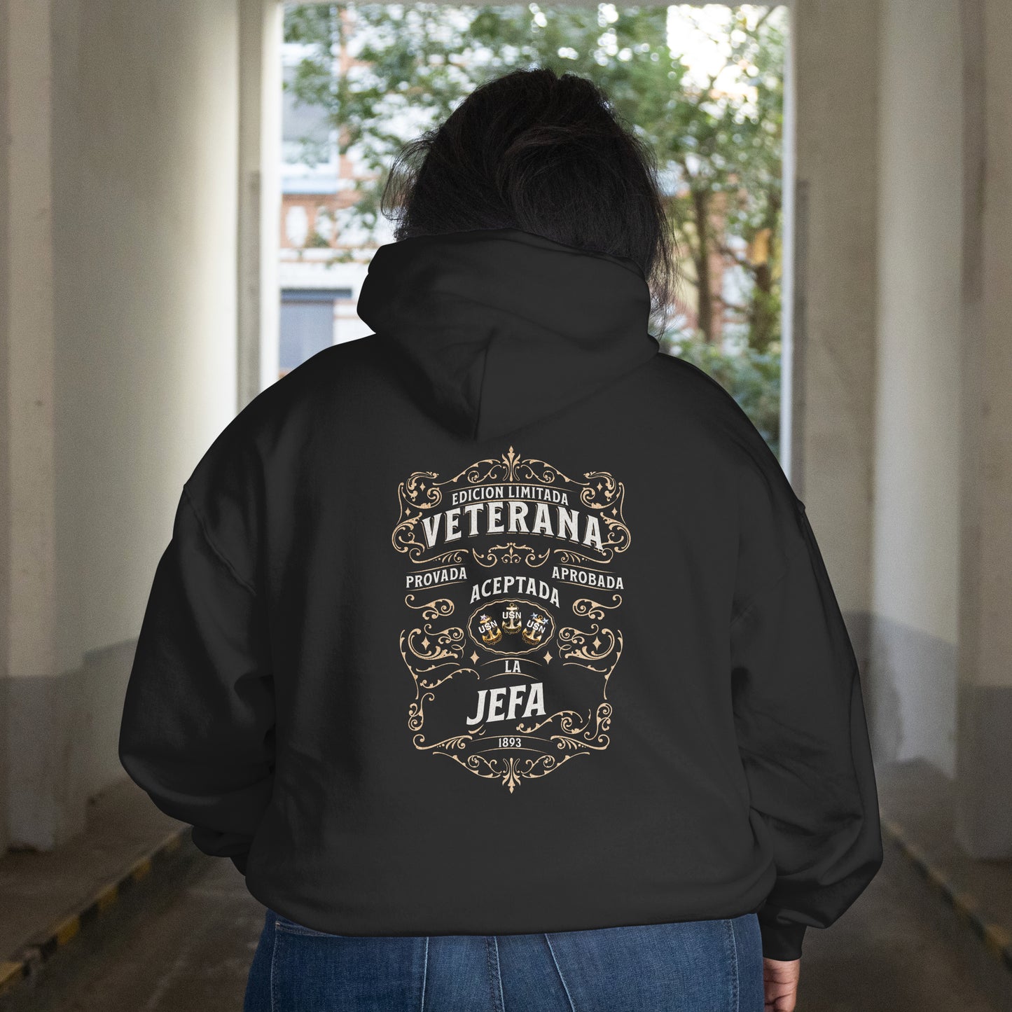 La jefa Veterana Hoodie