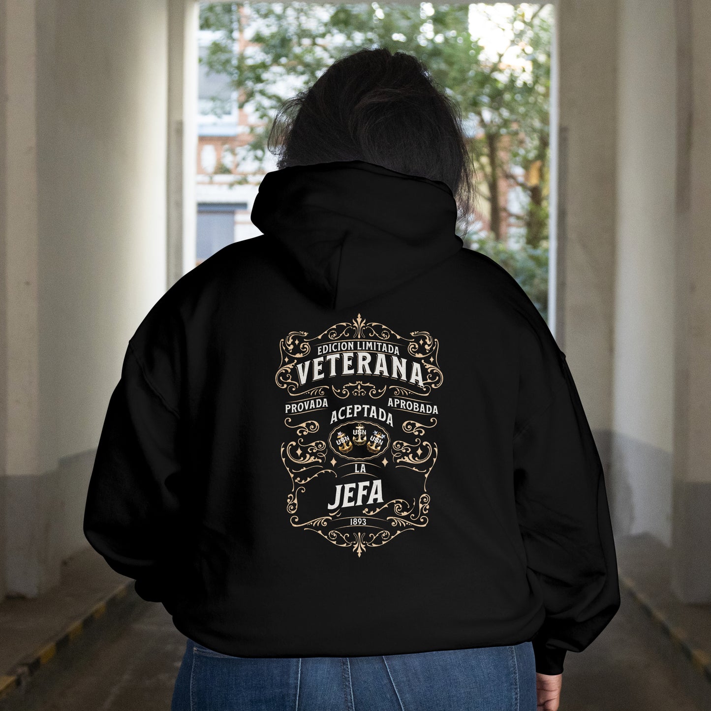 La jefa Veterana Hoodie